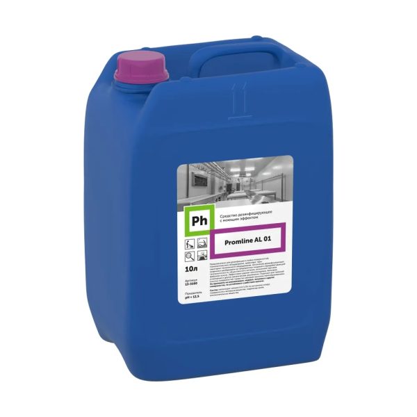 Средство дезинфицирующее с моющим эффектом Ph Promline AL 01, 5 литров, 5,8 кг